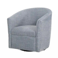 Fauteuil baril pivotant en polyester Sea Oat