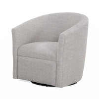 Fauteuil baril pivotant en polyester Sea Oat
