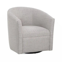Fauteuil baril pivotant en polyester Sea Oat