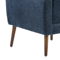 Fauteuil d'appoint moderne, Fauteuils en chenille pour salon, Chaise longue rembourrée douce et confortable pour petit espace, Chambre à coucher