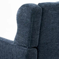 Fauteuil d'appoint moderne, Fauteuils en chenille pour salon, Chaise longue rembourrée douce et confortable pour petit espace, Chambre à coucher