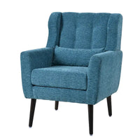 Fauteuil d'appoint moderne, Fauteuils en chenille pour salon, Chaise longue rembourrée douce et confortable pour petit espace, Chambre à coucher