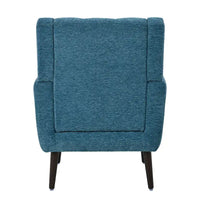 Fauteuil d'appoint moderne, Fauteuils en chenille pour salon, Chaise longue rembourrée douce et confortable pour petit espace, Chambre à coucher