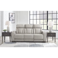 Canapé inclinable électrique Signature Design by Ashley Boyington gris - 86 L x 38,5 P x 44,5 H