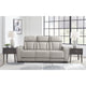 Canapé inclinable électrique Signature Design by Ashley Boyington gris - 86 L x 38,5 P x 44,5 H