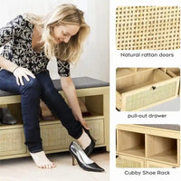 Banc de rangement pour chaussures