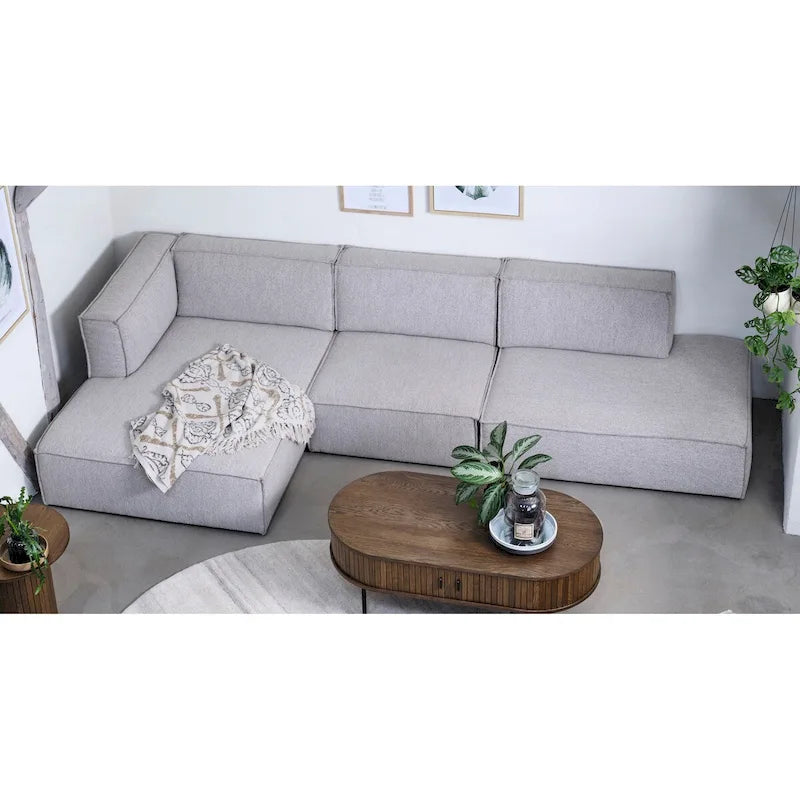 Canapé Sectionnel Méridienne Modulable Assise Profonde Rye Studio, 3 Pièces
