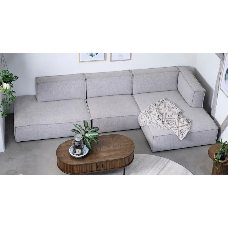 Canapé Sectionnel Méridienne Modulable Assise Profonde Rye Studio, 3 Pièces