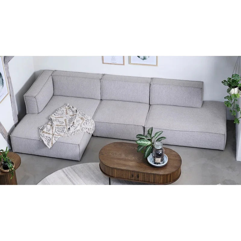Canapé Sectionnel Méridienne Modulable Assise Profonde Rye Studio, 3 Pièces