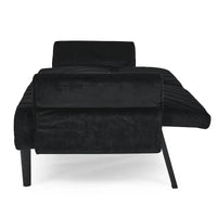 Canapé-lit convertible 87 Velvet pliant avec accoudoirs réglables