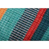 Alexander Home pouf bohème du sud-ouest à rayures