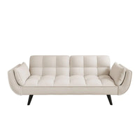 Canapé Futon 57, Canapé-lit Pliant Convertible Fauteuil Inclinable pour Salon