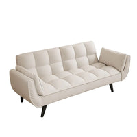 Canapé Futon 57, Canapé-lit Pliant Convertible Fauteuil Inclinable pour Salon