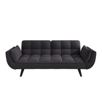 Canapé Futon 57, Canapé-lit Pliant Convertible Fauteuil Inclinable pour Salon