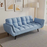 Canapé Futon 57, Canapé-lit Pliant Convertible Fauteuil Inclinable pour Salon