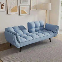 Canapé Futon 57, Canapé-lit Pliant Convertible Fauteuil Inclinable pour Salon