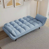 Canapé Futon 57, Canapé-lit Pliant Convertible Fauteuil Inclinable pour Salon