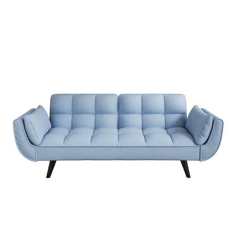 Canapé Futon 57, Canapé-lit Pliant Convertible Fauteuil Inclinable pour Salon