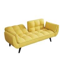 Canapé Futon 57, Canapé-lit Pliant Convertible Fauteuil Inclinable pour Salon
