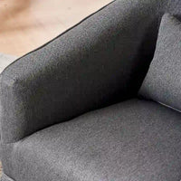Fauteuil pivotant avec ottoman, Fauteuil d'appoint pivotant pour salon
