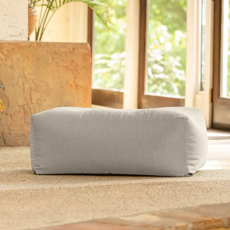 Coza Ottoman - Grand pouf et repose-pieds d'extérieur
