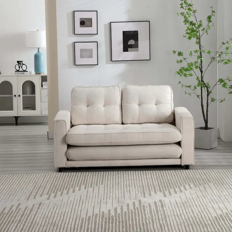 Canapé pliable 3 plis, canapé-lit futon convertible