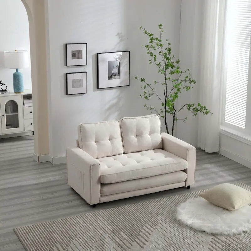 Canapé pliable 3 plis, canapé-lit futon convertible