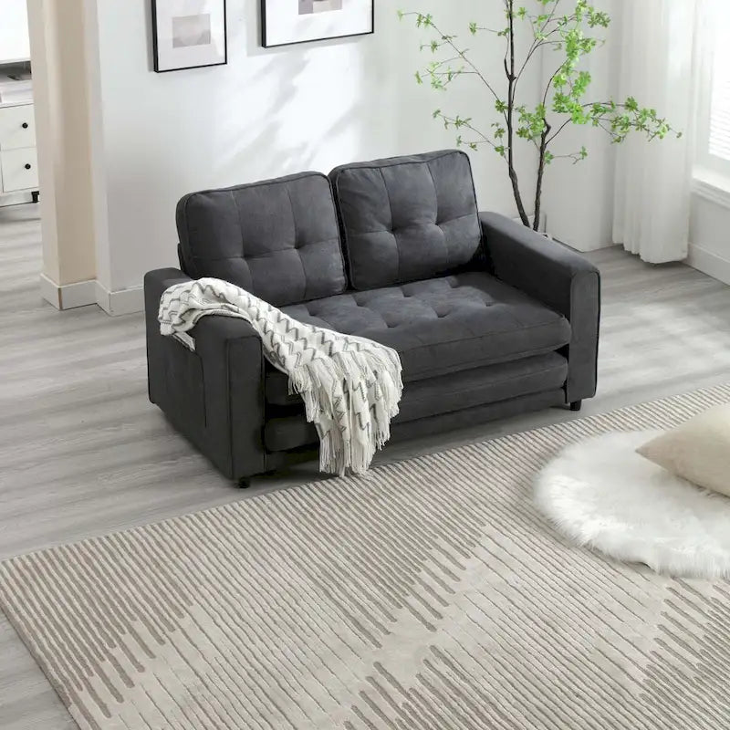 Canapé pliable 3 plis, canapé-lit futon convertible