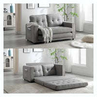 Canapé pliable 3 plis, canapé-lit futon convertible