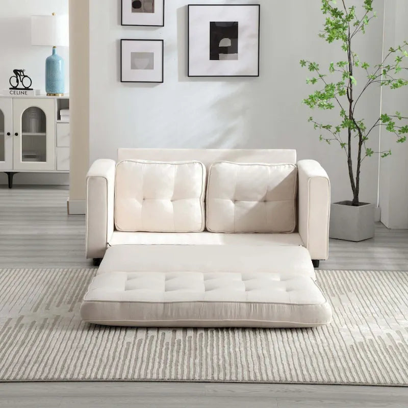Canapé pliable 3 plis, canapé-lit futon convertible