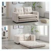 Canapé pliable 3 plis, canapé-lit futon convertible