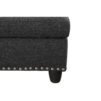 Canapé Accoudoir Gauche Alger 98 pouces de large avec Méridienne et Pouf - 98L x 71P x 33H pouces