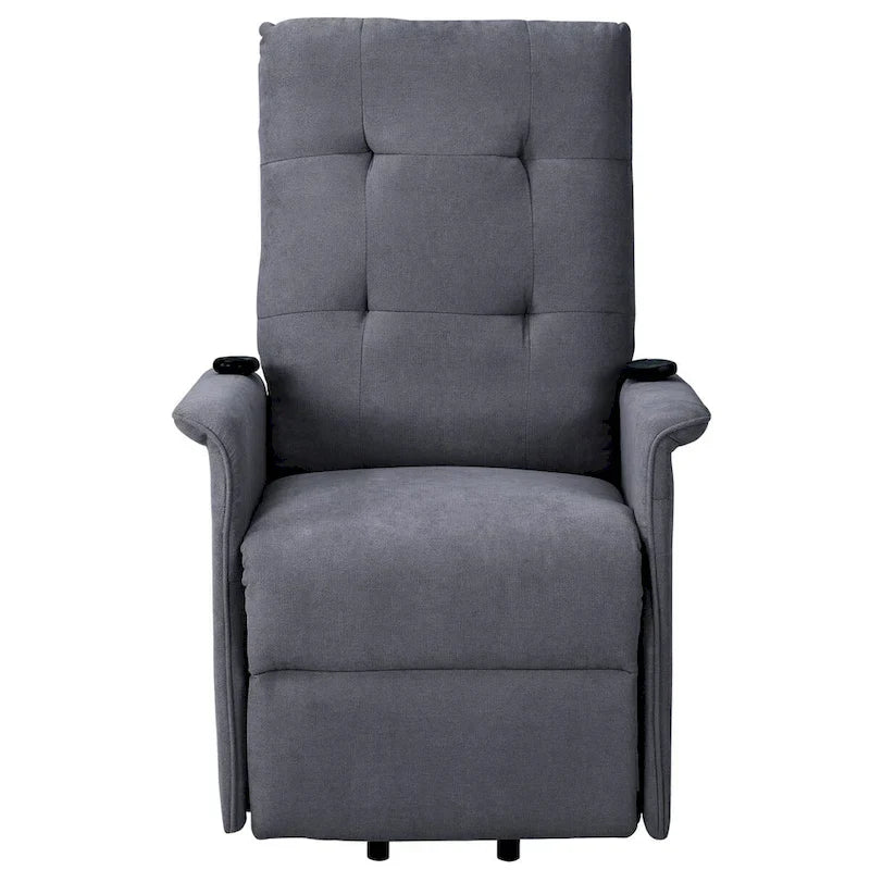 Fauteuil releveur électrique pour personnes âgées avec fonction massage réglable, fauteuil inclinable