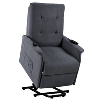 Fauteuil releveur électrique pour personnes âgées avec fonction massage réglable, fauteuil inclinable
