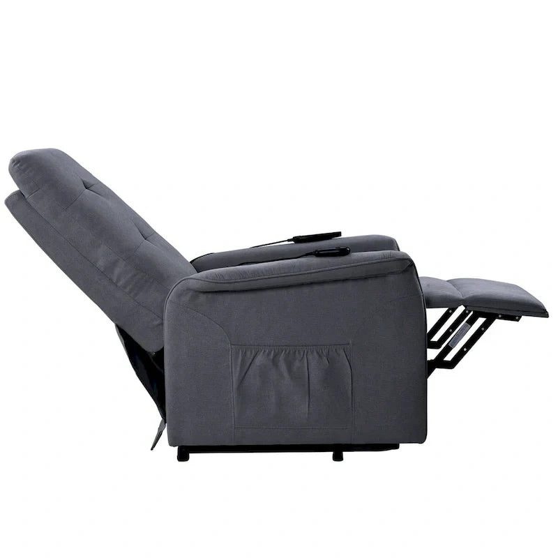 Fauteuil releveur électrique pour personnes âgées avec fonction massage réglable, fauteuil inclinable