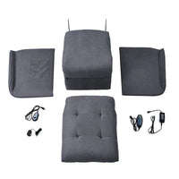 Fauteuil releveur électrique pour personnes âgées avec fonction massage réglable, fauteuil inclinable