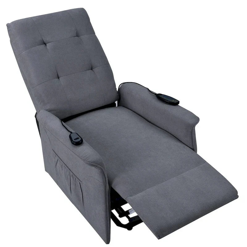 Fauteuil releveur électrique pour personnes âgées avec fonction massage réglable, fauteuil inclinable
