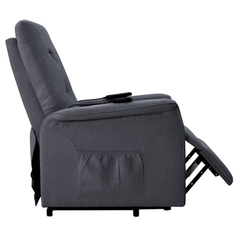 Fauteuil releveur électrique pour personnes âgées avec fonction massage réglable, fauteuil inclinable