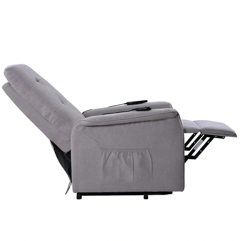 Fauteuil releveur électrique pour personnes âgées avec fonction massage réglable, fauteuil inclinable
