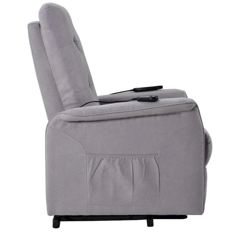 Fauteuil releveur électrique pour personnes âgées avec fonction massage réglable, fauteuil inclinable