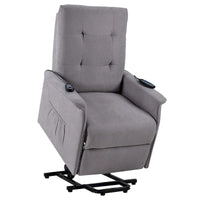 Fauteuil releveur électrique pour personnes âgées avec fonction massage réglable, fauteuil inclinable
