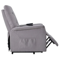 Fauteuil releveur électrique pour personnes âgées avec fonction massage réglable, fauteuil inclinable