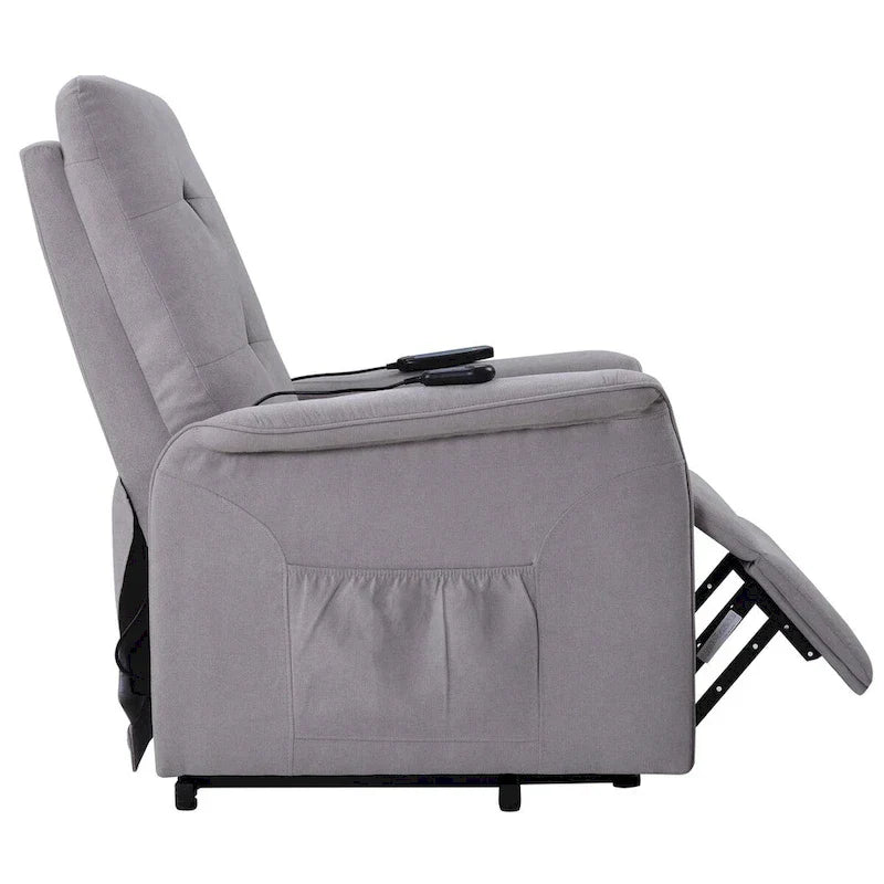 Fauteuil releveur électrique pour personnes âgées avec fonction massage réglable, fauteuil inclinable