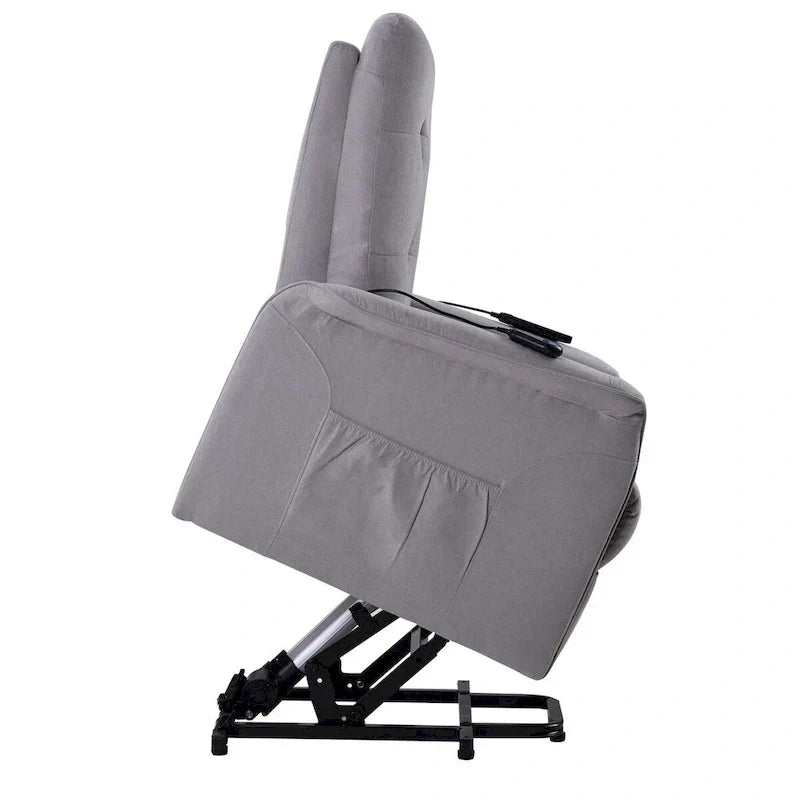 Fauteuil releveur électrique pour personnes âgées avec fonction massage réglable, fauteuil inclinable