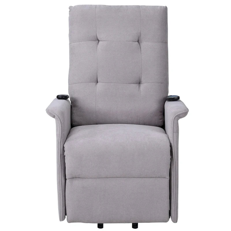 Fauteuil releveur électrique pour personnes âgées avec fonction massage réglable, fauteuil inclinable