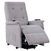 Fauteuil releveur électrique pour personnes âgées avec fonction massage réglable, fauteuil inclinable