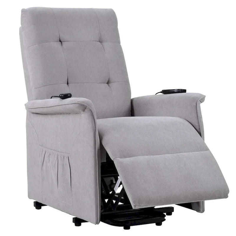 Fauteuil releveur électrique pour personnes âgées avec fonction massage réglable, fauteuil inclinable
