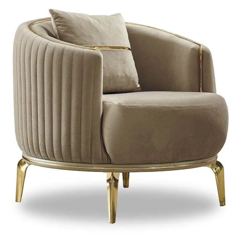 Ensemble de salon Araceli 2 pièces, un canapé et un fauteuil