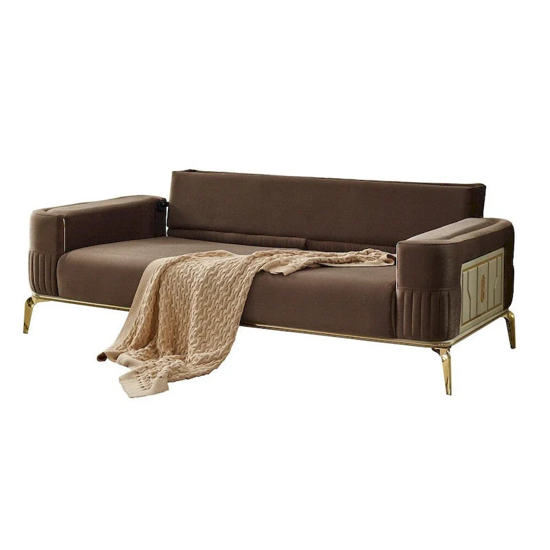 Ensemble de salon Araceli 2 pièces, un canapé et un fauteuil