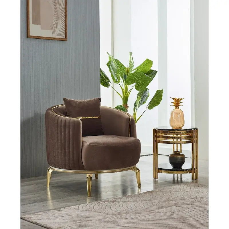 Ensemble de salon Araceli 2 pièces, un canapé et un fauteuil